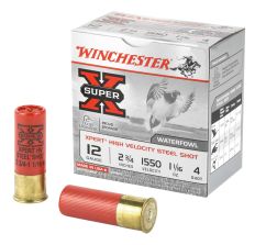 Winchester Ammunition Xpert HI-Velocity Steel 12Ga 2.75" #4 Steel Shot 25rd