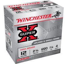 Winchester Ammunition SUPER-X HIGH BRASS 12Ga 2.75" #4 Lead 25rd