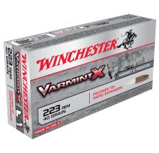 Winchester Ammunition Varmint X 223 Remington 40Gr JHP 20rd