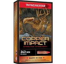 Winchester Ammunition Deer Season XP Copper Impact 243 Winchester 85Gr Polymer Tip 20rd