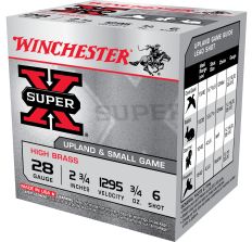 Winchester Ammunition SUPER X HIGH BRASS 28Ga 2.75" #6 Lead 25rd