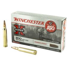 Winchester Ammunition Super-X Power-Point 300 Winchester Magnum 180Gr Pointed Soft Point 20rd