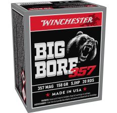 Winchester Ammunition Big Bore 357 Magnum 158Gr Jacketed Soft Point 20rd