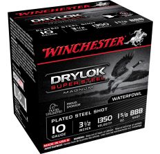 Winchester Ammunition DRYLOK SUPER STEEL MAGNUM 10Ga 3.5" Steel Shot 25rd