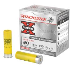 Winchester Ammunition Super-X 20 Ga 2.75" #7.5 Shotshell 25rd