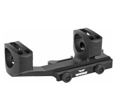 WARNE QD EXTENDED SKELETON 1" MOUNT BLK