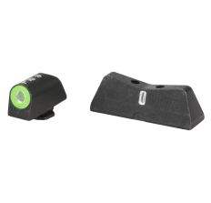 XS Sights DXT2 Night Sight Glock 17,19,22,23/Taurus G3c/Walther PDP Black, Green