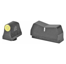 XS Sights DXW2 Suppressor Height Night Sight Glock 17/19 Taurus G3c Walther PDP Black, Yellow