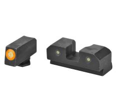 XS Sights R3D Night Sights 42, 43, 43X, 48 Orange Tritium Front Black Rear