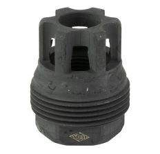 YHM MUZZLE BRAKE 1/2-28 BLACK